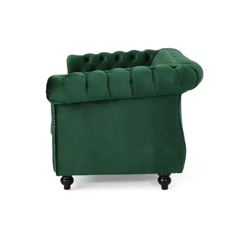 Somerville Traditional Chesterfield Loveseat - Christopher Knight Home