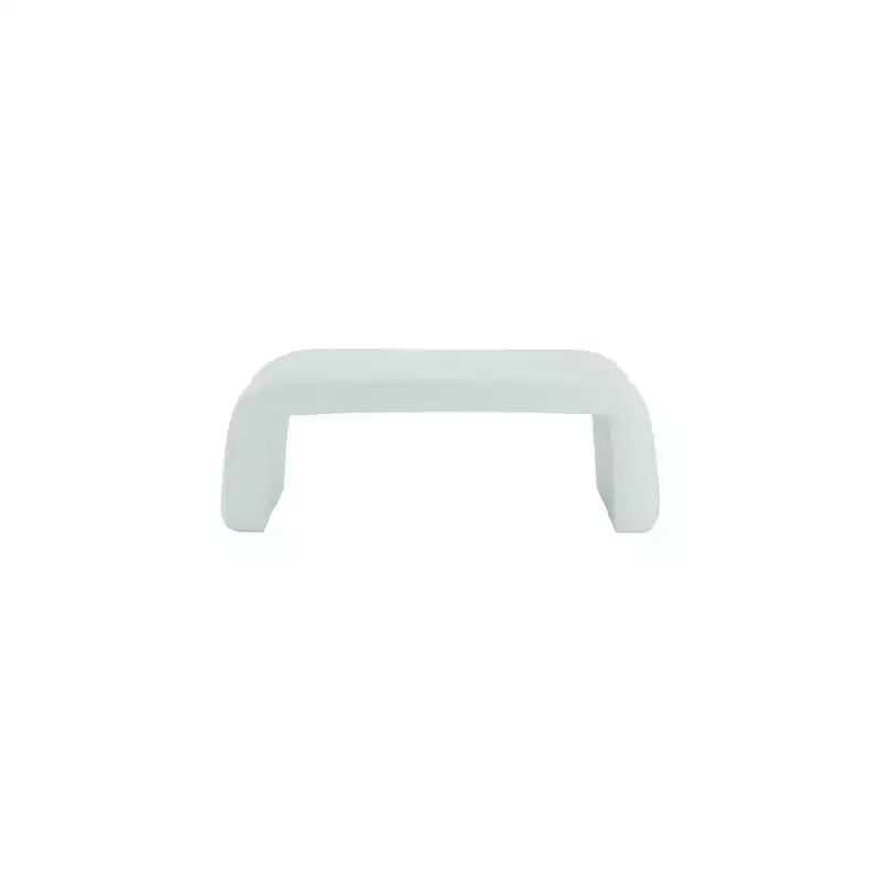 Mint Vegan Leather Channel Tufted Bench, 51.5