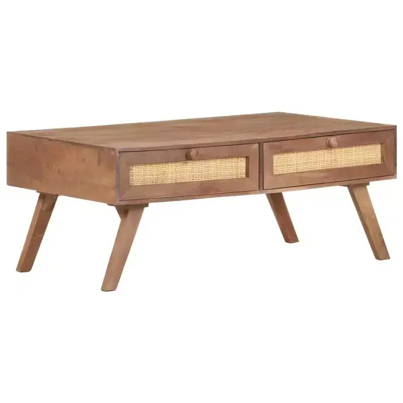 Coffee Table 39.4x23.6x15.7 Solid Mango Wood