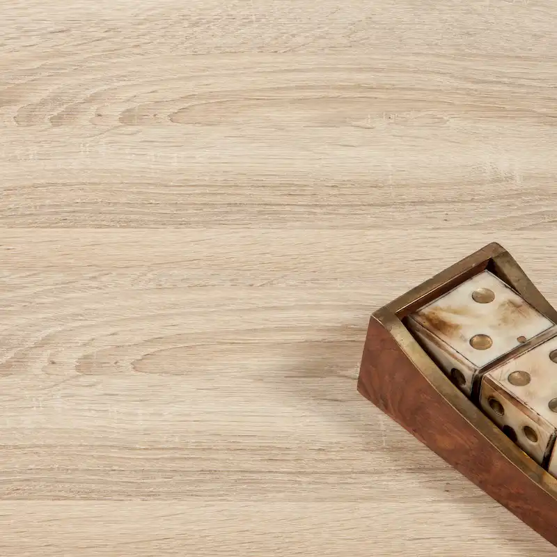 8-Drawer Double Dresser – Oak and White