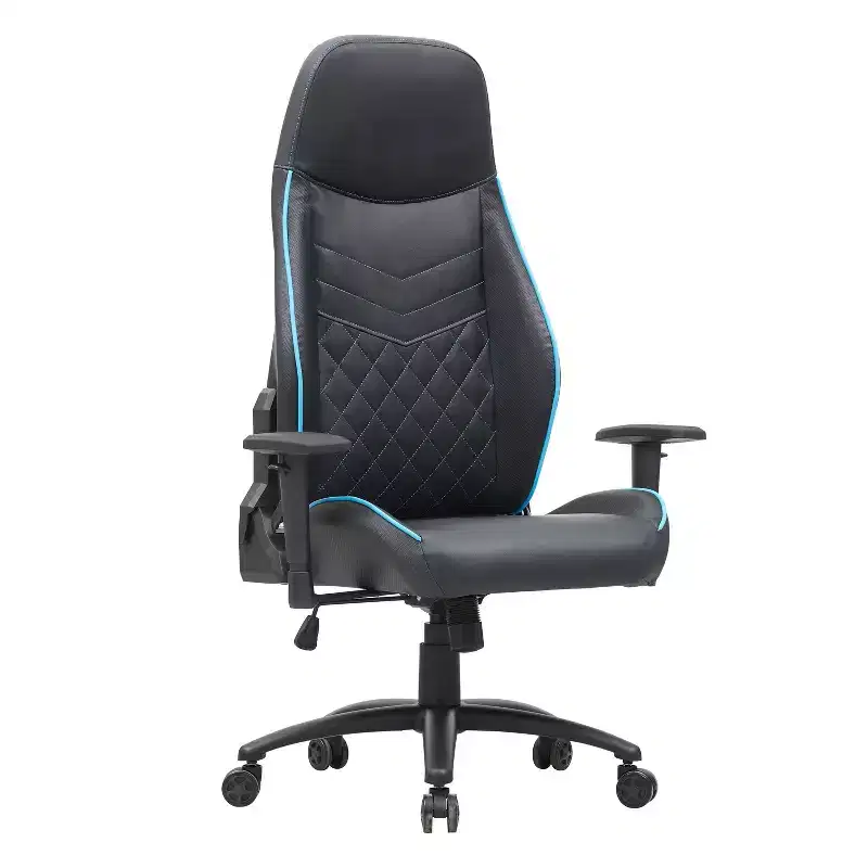 24/7 Shop At Home Ansar Diamond Stitched Faux Leather Gaming Chair