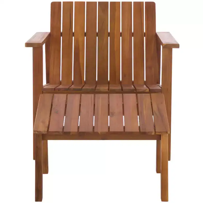 Fallon Chair & Ottoman Patio Set - Indoor/Outdoor - PAT7333 - Natural - Safavieh