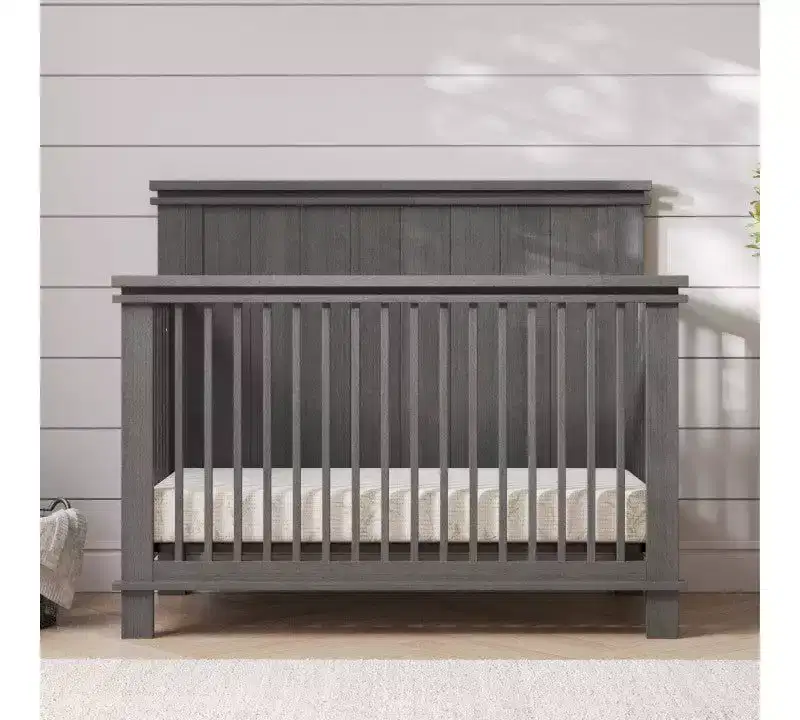Child Craft Denman Crib, Dresser and Chest Nursery Set, 3-Piece, Includes 4-in-1 Convertible Crib, Dresser and Chest