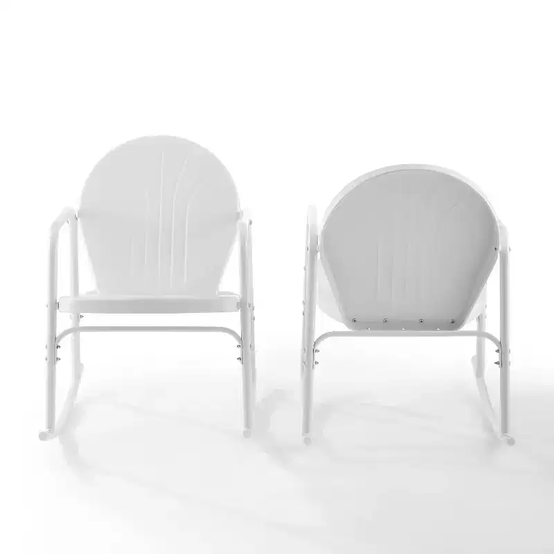 Griffith Set of 2 Metal Rocking Chairs - Crosley