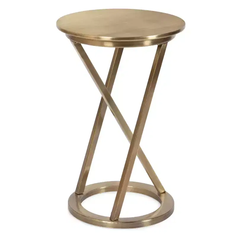 Round Metal Side Table