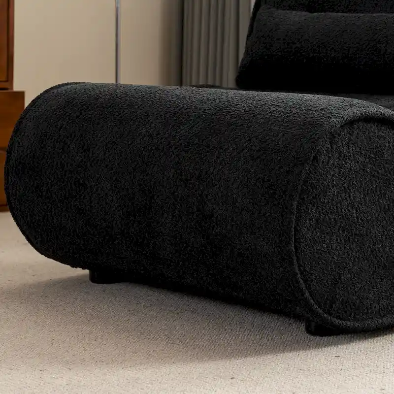 GDFStudio - Amelia Timeless Fabric Recliner with Ergonomic Design and Matching Pillows