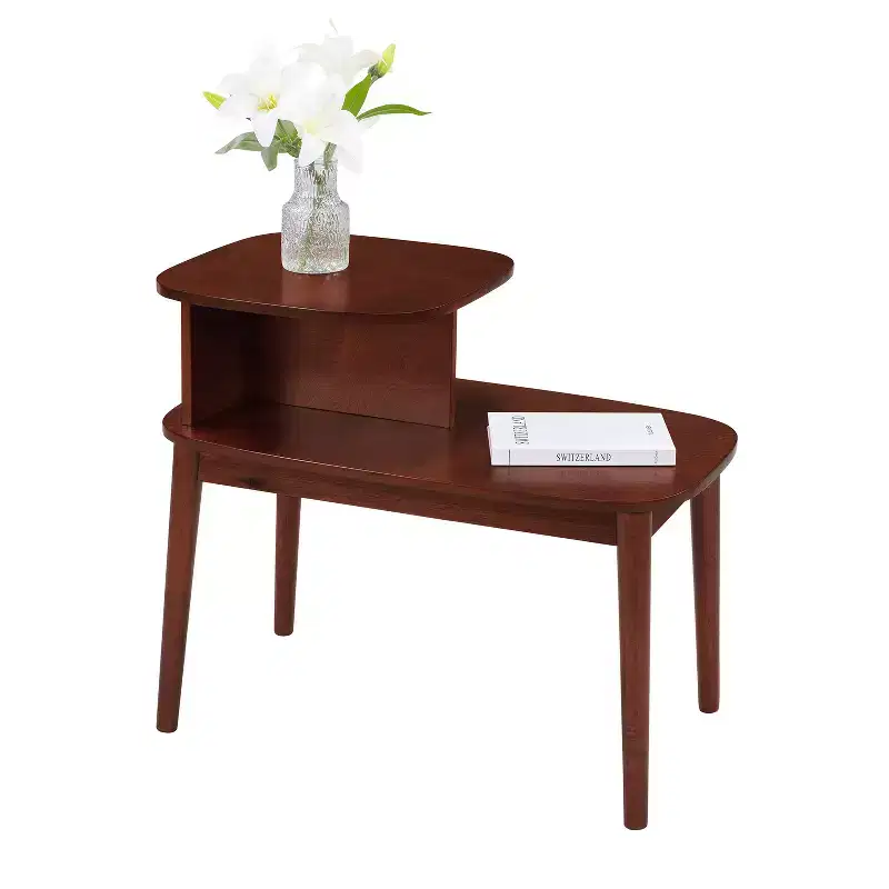 HomeStock Rectangle Wood Table Top End Table 1 -piece
