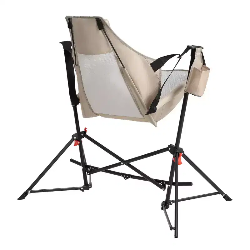 Whisen Hammock Camping Chair & Rocking Chair with Pillow Cup Holder, Recliner with Carry Bag