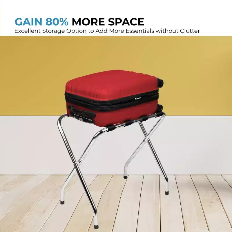Chrome Luggage Rack - KD DIY Foldable
