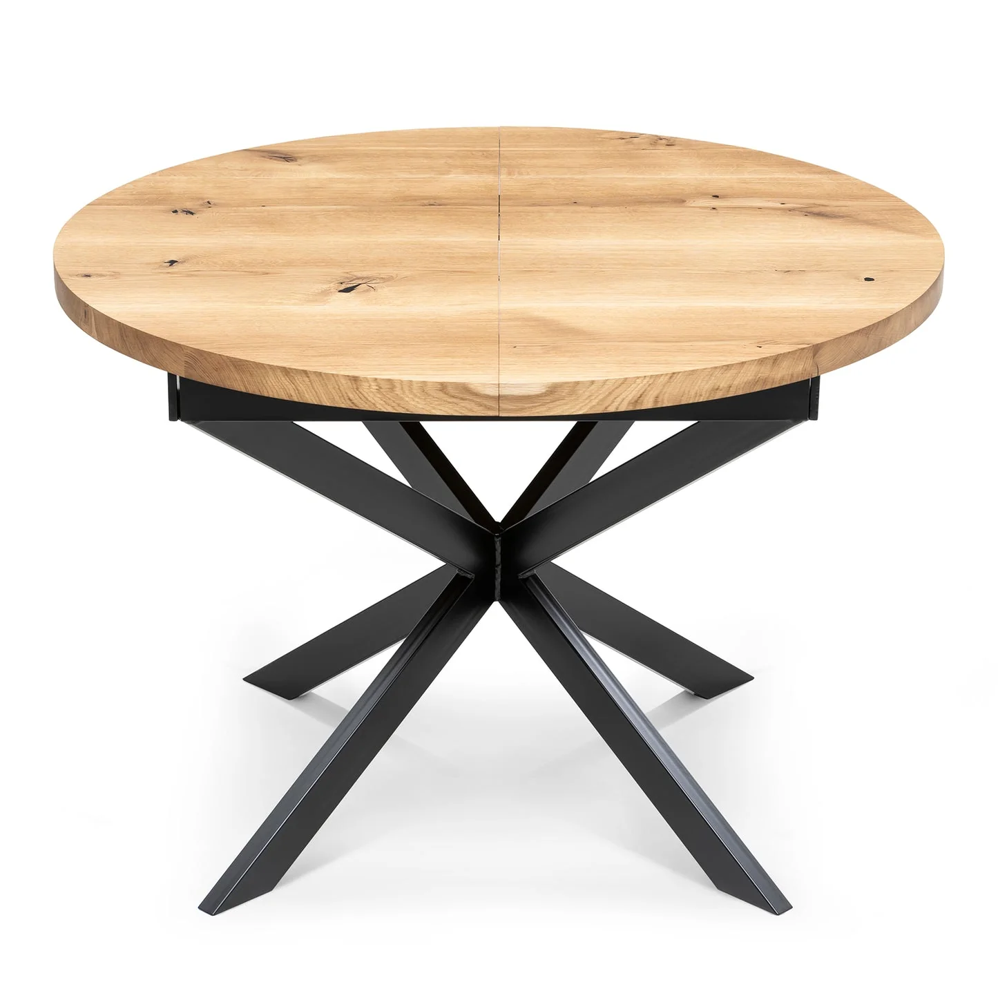 Round Oak Dining Table - Introducing our handcrafted round oak dining table - a stunning addition to any home - Made from solid wood this