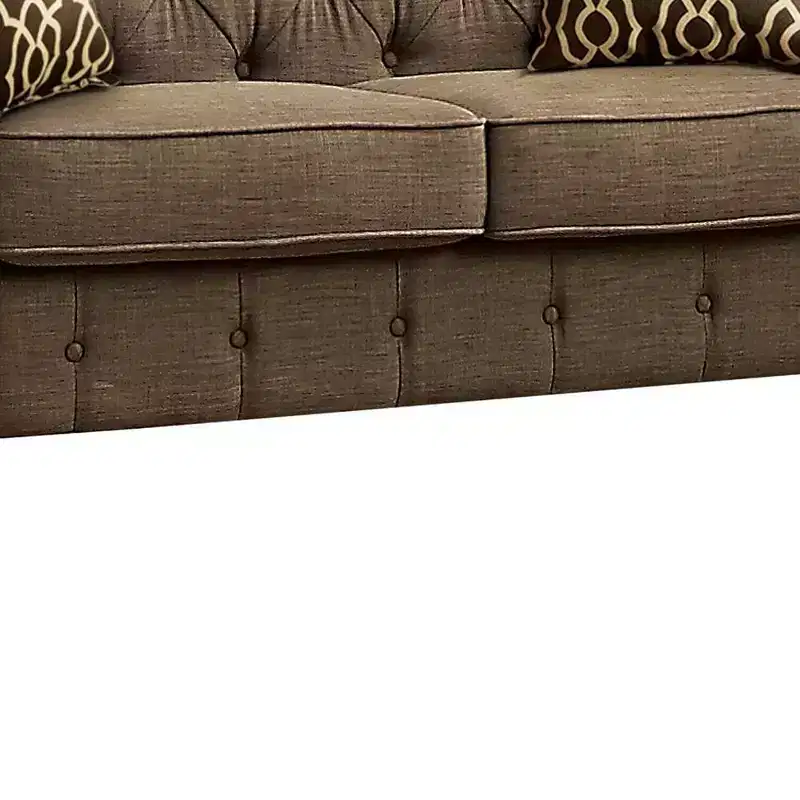 Acme Furniture Aurelia Sofa Brown Linen