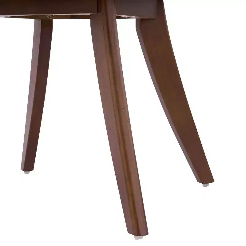 Christopher Knight Home Youngho Modern Rubber Wood Upholstered Dining Chairs with Curved Back (Set of 2)