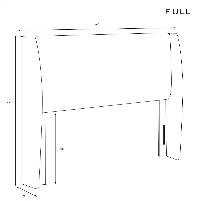 Skyline Furniture Wingback Headboard Mystere