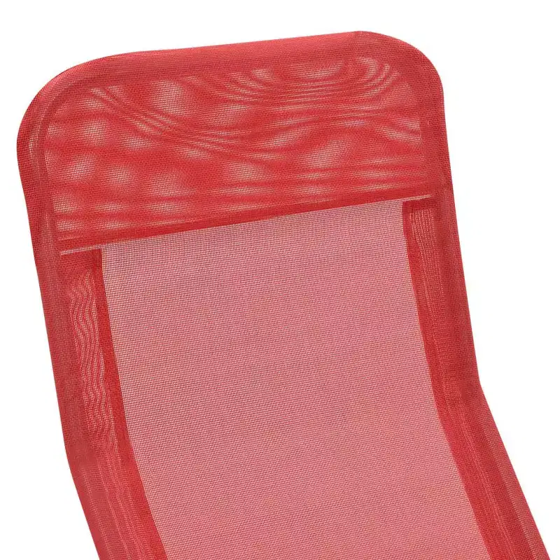 vidaXL Sun Lounger Set of 2 Powder-coated steel, Textilene Standard