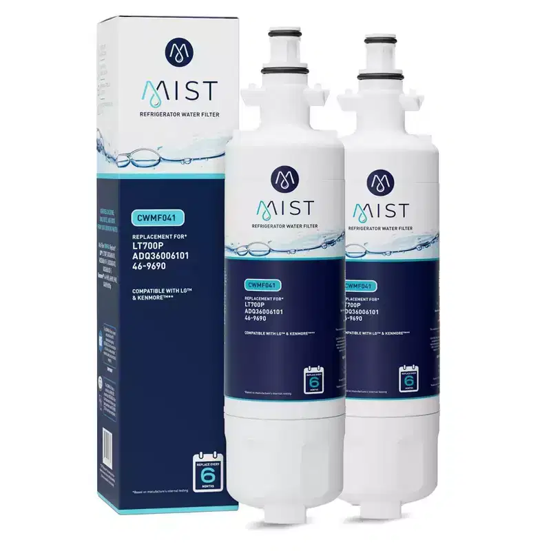 Mist LT700P Replacement for LG LT700P, ADQ36006101, Kenmore 46-9690 Refrigerator Water Filter (2pk): KenmoreClear 46-9690, LG Water Filter LT1000P