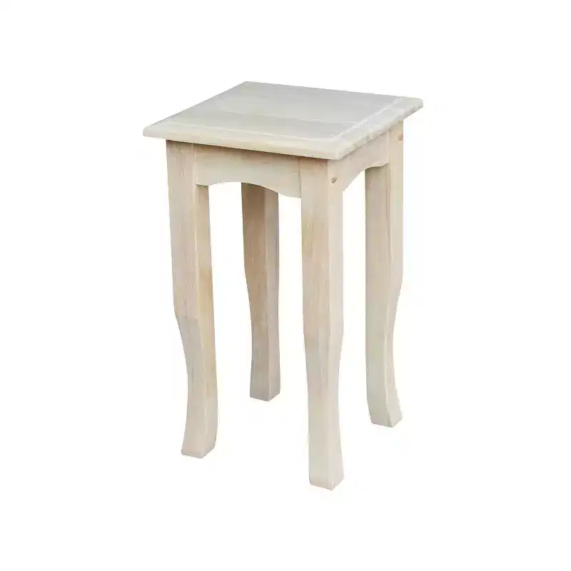 Unfinished Solid Wood Tea Table 21