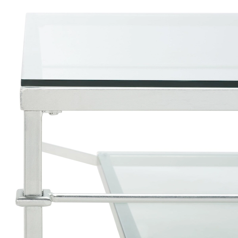 SAFAVIEH Couture Zilpha Cocktail Table - 43 In W x 43 In D x 20 In H - 43Wx43Dx20H