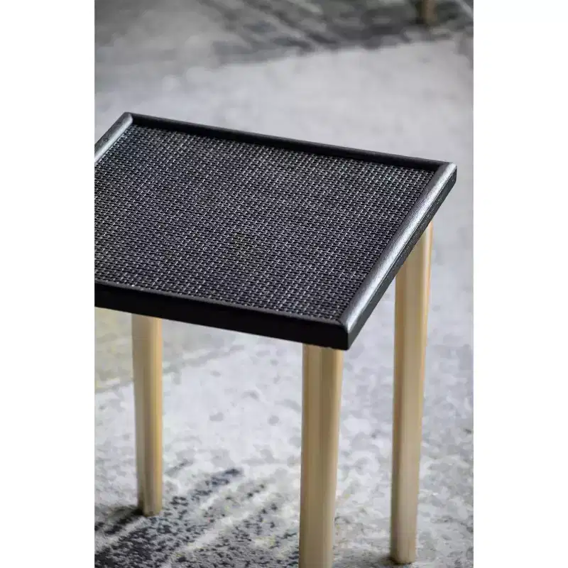 Set of 3 Nesting Side Tables Large Medium Small