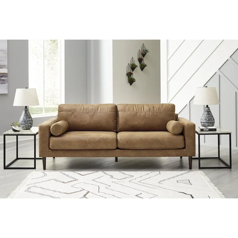 Caramel Sofa - 85W x 35D x 35H