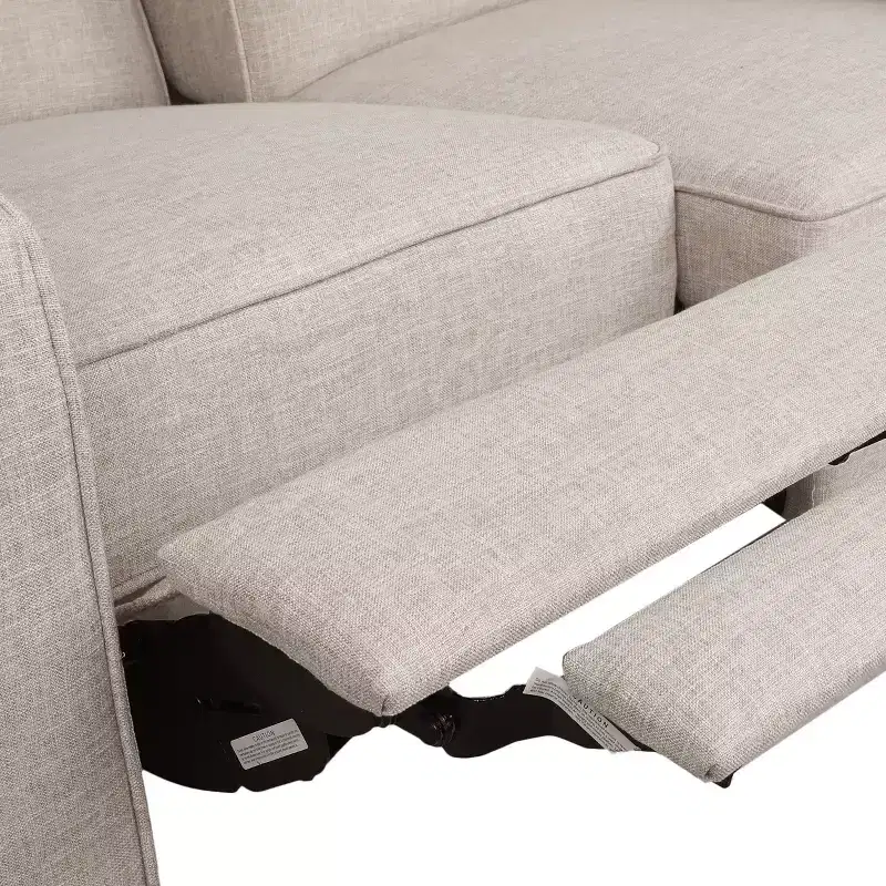 Christopher Knight Home Denison Upholstered Tufted Loveseat Pushback Recliner