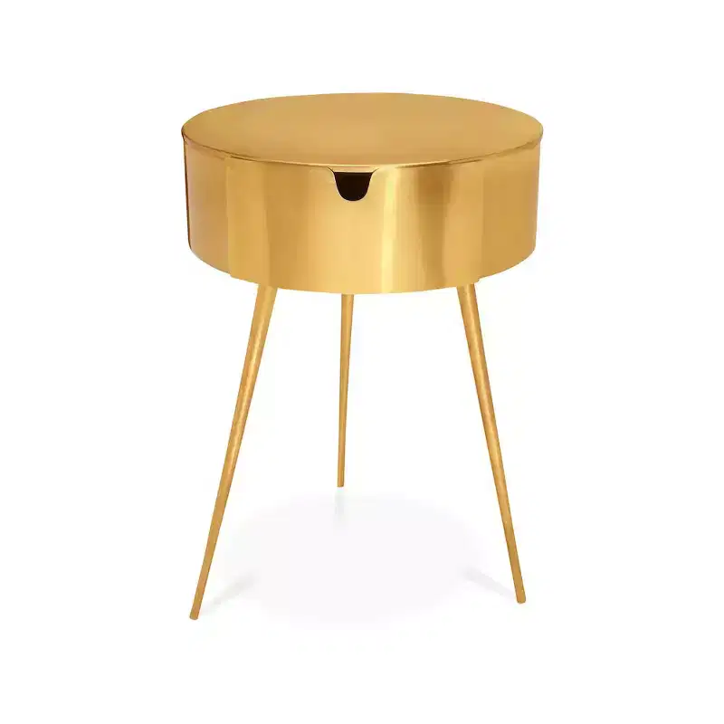 Metal Side Table Nightstand
