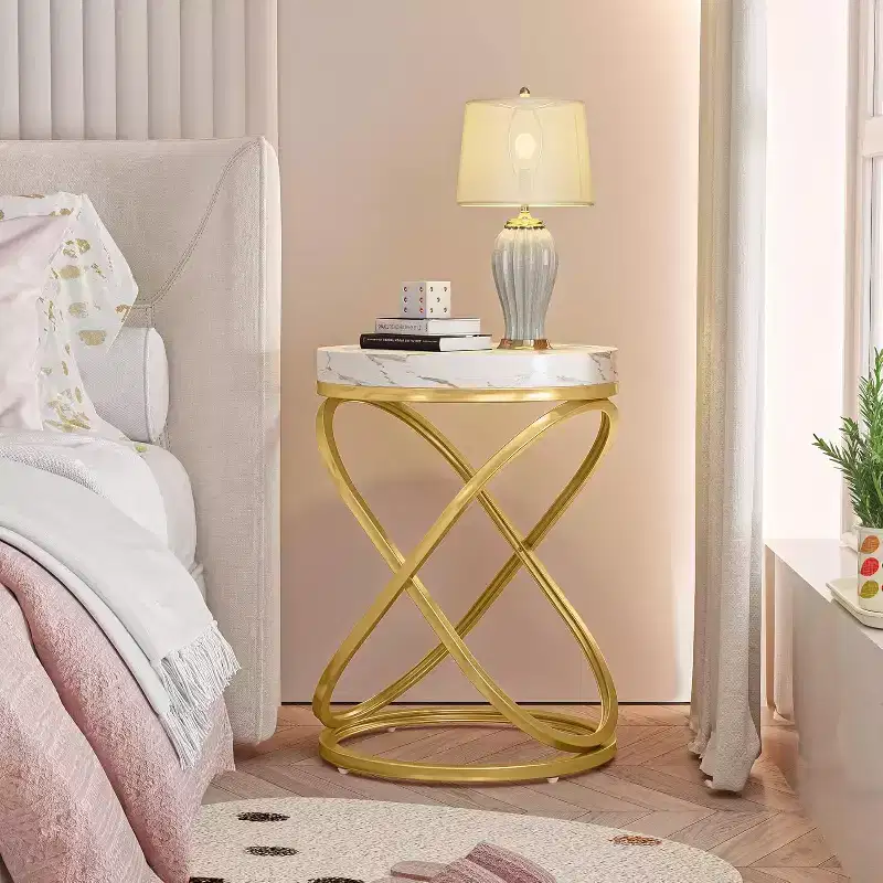 Lantine 26 Inches Round End Tables