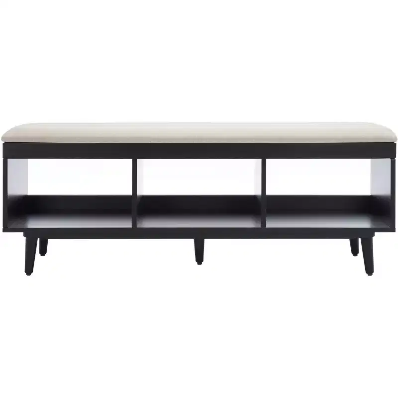 Cricket Open Shelf Bench With Cushion - BCH5000 - Safavieh