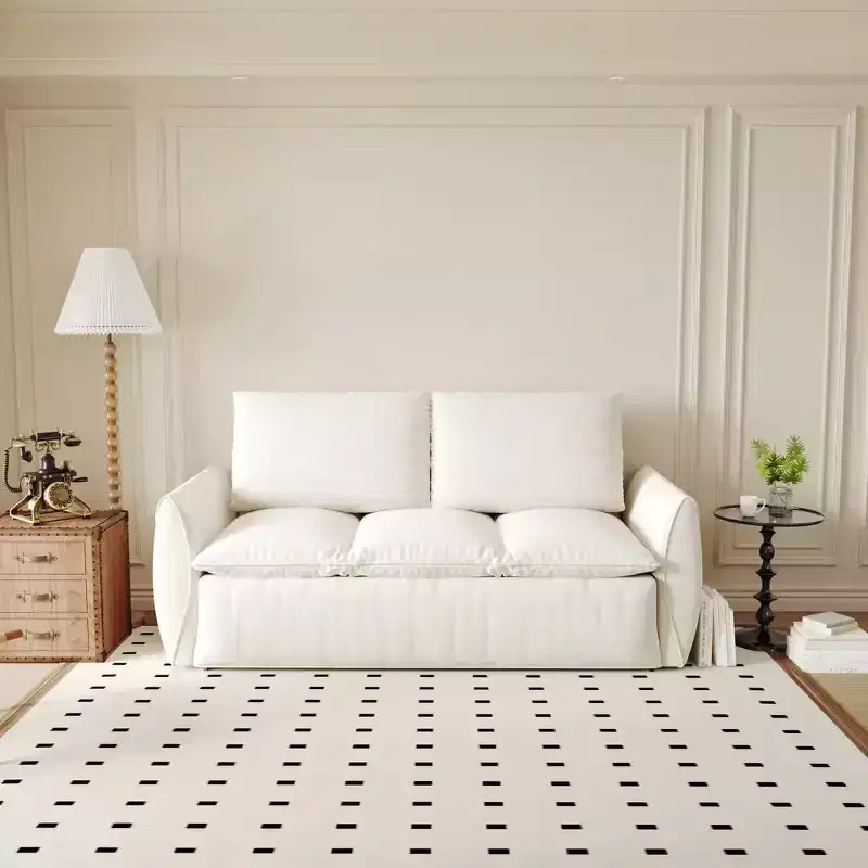 70.9 Pull-Out Sofa Bed, Convertible Sleeper Sofa with Pillow, 3 Seat Velvet Sleeper Couch, Loveseat Sleeper Sofa for Living Room Bedroom