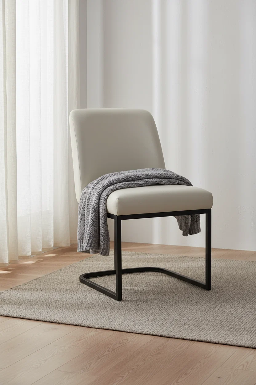 Faux Leather Dining Chair