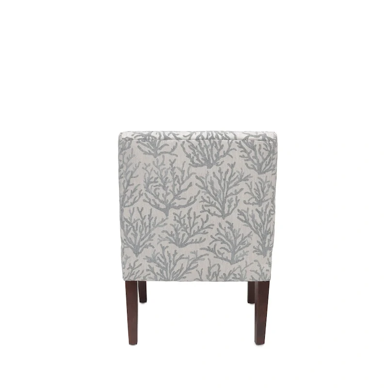 Samantha Transitional Button Tufted Slipper Chair