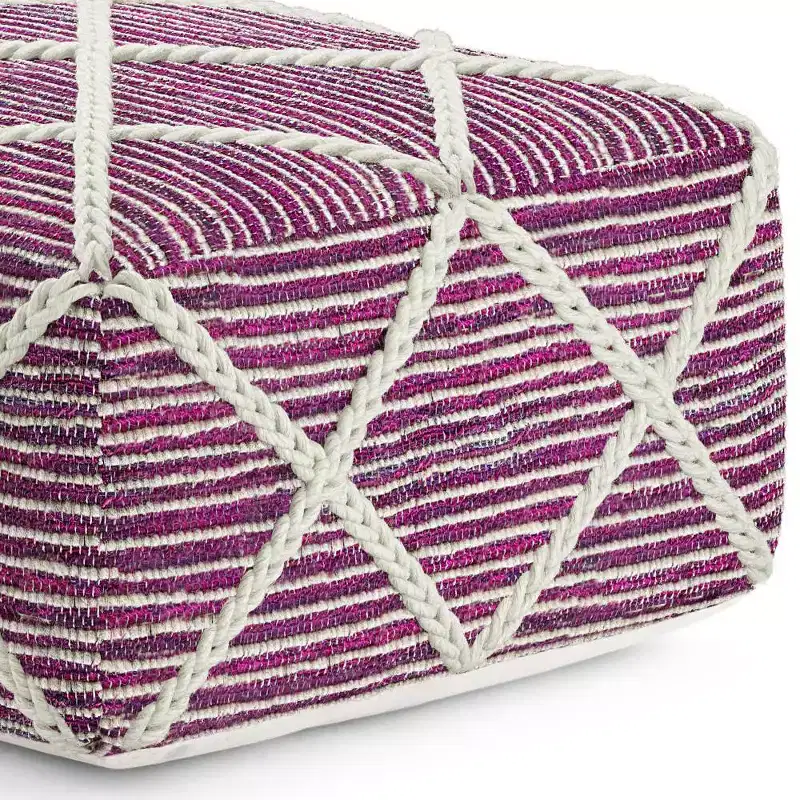 Woodley Square Pouf - WyndenHall