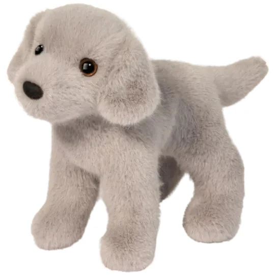 Slate Silver Lab Plush Dog Stuffed Animal Soft Toy