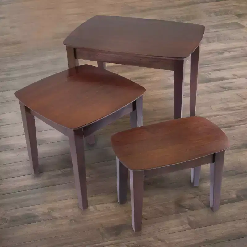 3pc Bradley Nesting Table Set - Antique Walnut - Winsome