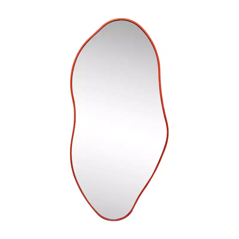JONATHAN Y Everly Irregular Framed Decorative Wall Mirror