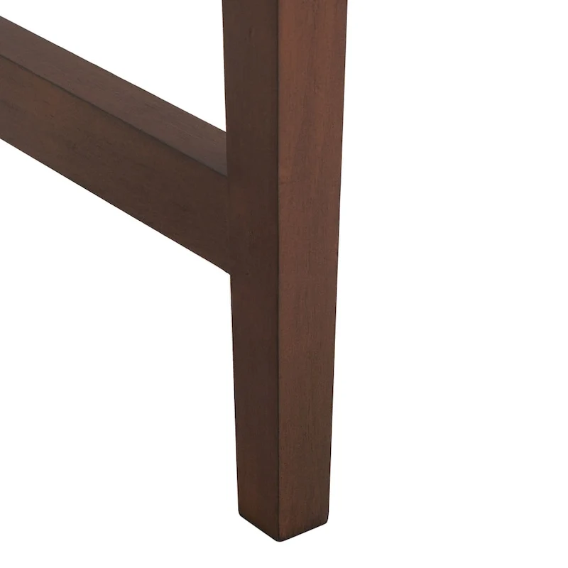 Delsie Mid-Century 3-Drawer Desk