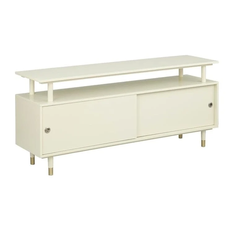 Mid-Century Modern Wood TV Stand
