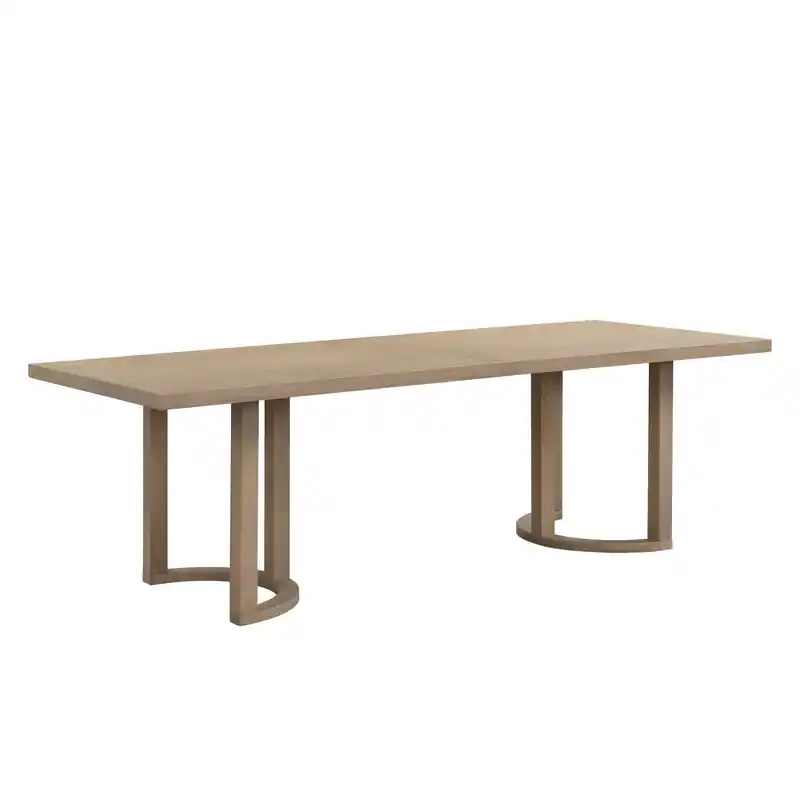 Dining Table With U-base, id Wood and Mdf, 95w