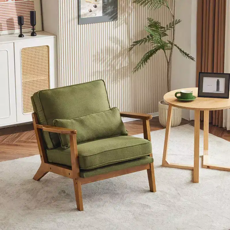 Karl Home Upholstered Single Lounge Chair Accent Chair