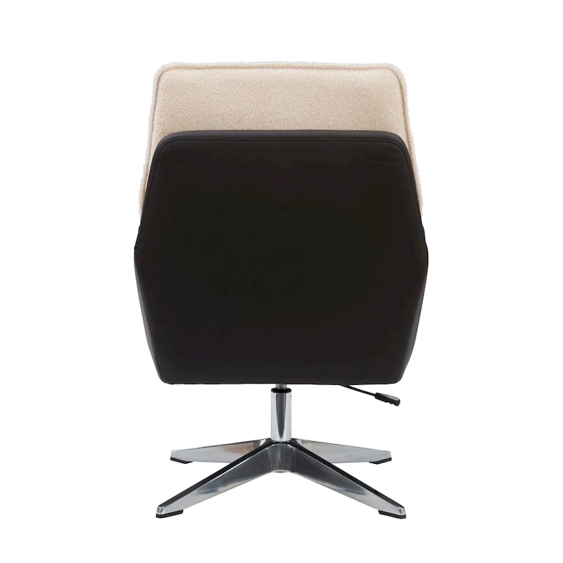 Marcia Swivel Sherpa Chair Accent Chair
