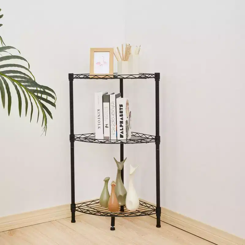 Karl Home 31.5 in.H X 13.8 in.W X 13.8 in.D Corner Wire Shelving