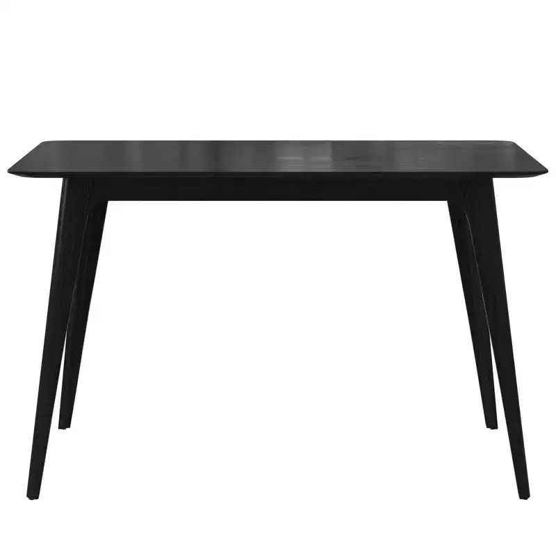 Christopher Knight Home Jinna Mid-Century Modern 5 Piece Rubberwood Dining Set with Upholstered Chairs