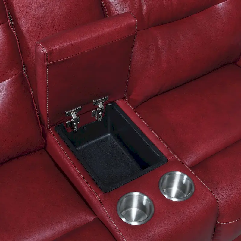 Steve Silver Ferndale Power Reclining Top Grain Leather Sofa
