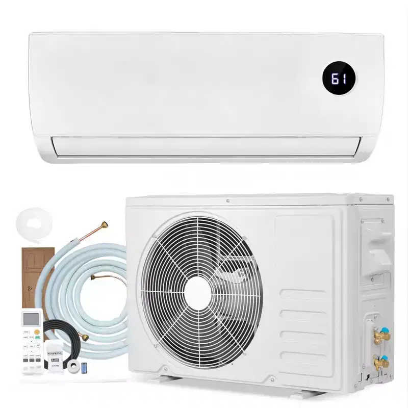 9,000 BTU 19 SEER2 Ductless Mini Split Air Conditioner and Heater with Inverter, 115V, 450 Sq. Ft.