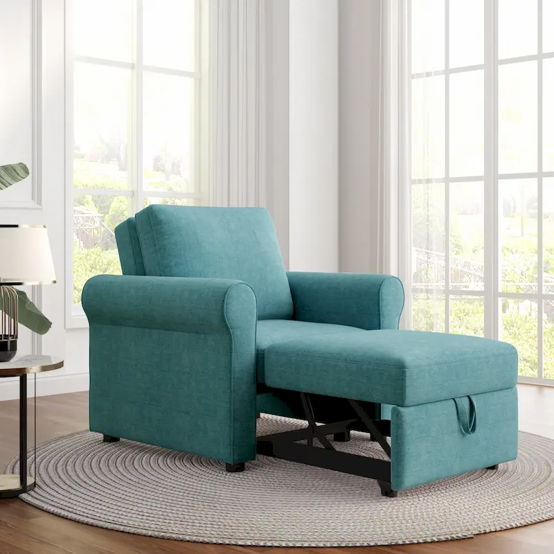 3-in-1 Convertible Sleeper Chair Bed