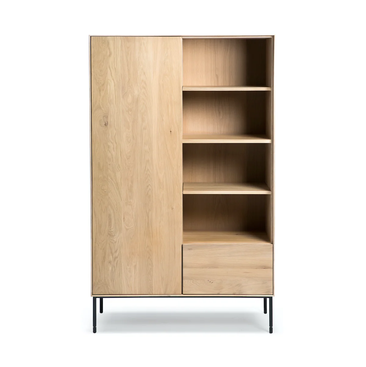 Oak Oak Storage Cabinet with Storage for Office