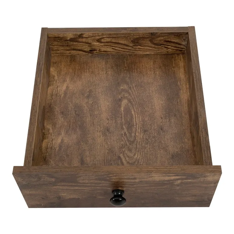 End Table with Drawer and Lower Shelf