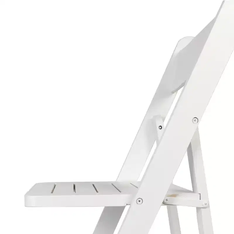 Early American Wood / Oak / White Solid Wood Folding Dining Chair – Seats 1