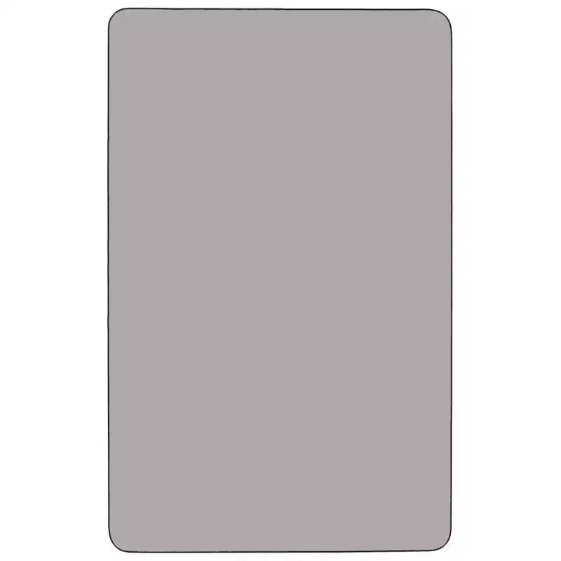 Emma and Oliver 24x48 Rectangle Laminate Adjustable Preschool Activity Table