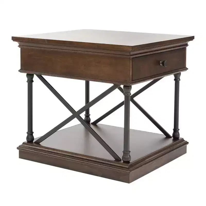 Liberty Furniture,Tribeca Drawer End Table in Cordovian Brown