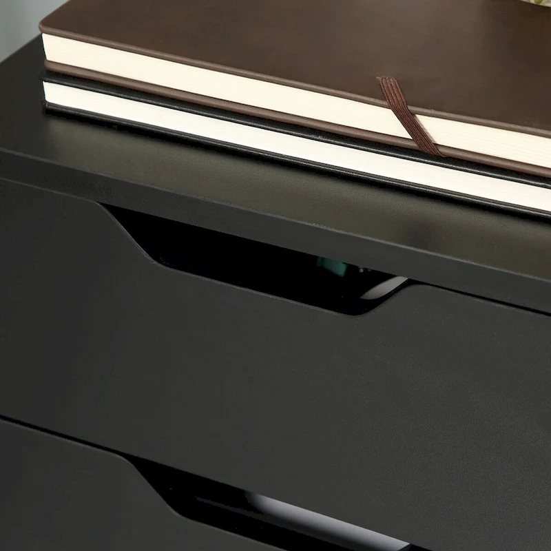 3-Drawer Vertical Mobile File Cabinet